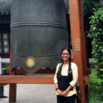 The great bell at Han Shan Temple. China